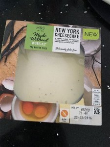 M&S's new Made without Wheat New York Cheesecake