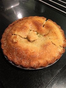 Hot oven-cooked Apple Pie by M&S